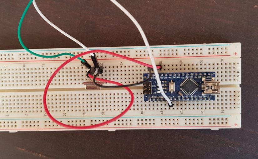 transmitter on breadboard